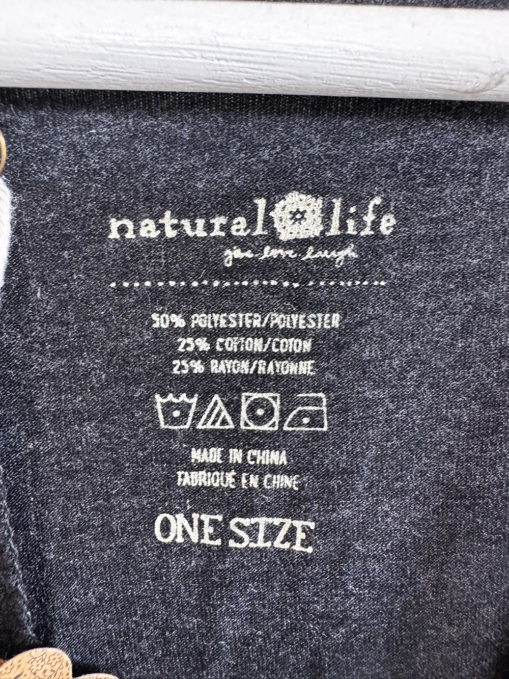 NWT NATURAL LIFE Gray Sleeveless Wide-Leg knit cotton blend Jumpsuit One Size - Picture 8 of 10